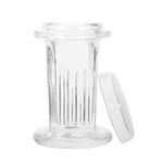 iplusmile Coplin Jars Glass Staining Jar 5- Slide Capacity Staining Tank Laboratory Equipment Lab Supplies Transparent