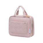 Suvaam Travel Toiletry Bag Makeup Organizer for Girls, Women Makeup Pouch Cosmetic Organizer, Toiletry Travel Organizer, Travel Accessories, Travel Pouch Soft Pink