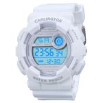 Carlington Resin Unisex Digital Watch For Young Boys And Girls - Ct 9121 White, Band_Silver