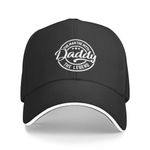 Men's Daddy Baseball Caps Adjustable Mesh Outdoor Summer Dad Snapback Hat Black