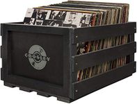 Crosley AC1004A-BK Record Storage Crate Holds up to 75 Albums, Black