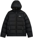 Kathmandu Epiq Boys Down Puffer Warm Outdoor Winter Jacket Kids Black/Black 14YRS