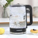 The Better Home Fumato 1.8L Glass Kettle Electric- 1500 Watts | Borosilicate Glass Body, Stainless Steel Bottom, Multipurpose, Easy To Clean With Led Indicator, Auto Shut Off With Dry Boil Protection