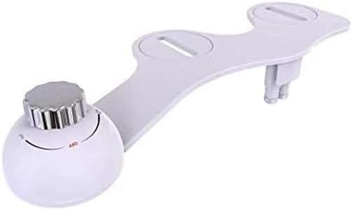 Elegant Casa Cold Water Bidet Dual Nozzle, White Finish, EC-007
