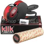 Price Date Gun/Labeller bundle, 15000 Use By date labels + Spare Ink Roller