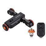 Andoer L4 PRO Motorized Camera Video Dolly with Scale Indication Electric Track Slider Wireless Remote Control 3 Speed Adjustable Mini Slider Skater Compatible with Canon Nikon Sony DSLR Camera Smartphone