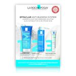 La Roche Posay Effaclar 3-Step Anti-Blemish System Kit, Complete Skincare Routine, Cleanser 200ml, Toner 200ml, & Moisturiser 40ml, Suitable For All Skin Types Including Oily & Blemish-Prone Skin