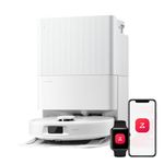 Roborock 2026 New Qrevo S Pro Robot Vacuum and Mop, 18,500Pa Suction, Anti-Tangle Brushes, Reactive AI Obstacle Recognition, 75℃ High-Temp Washing, 10mm Mop Lifting, Self-Emptying and Refilling