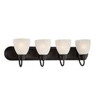 Designers Fountain 15005-4B-34 Torino 4 Light Bath Bar, Oil Rubbed Bronze