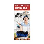 Prank-O, Prank Gift: Chef Head-Band, Hilarious Tricky Gag Present, Weird GIfting Idea for Pranksters. Funny for Girlfriend, Boyfriend, Cook or Chef in Your LIfe 1 Count (Pack of 1)