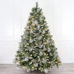 Holiday Stuff 5' Frosted White Spruce Christmas Tree (5ft)