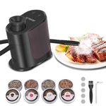 BORUiT BQ500 Smoking Gun, Portable Food Smoker Kit, Smoke Infuser with 4 Pack Wood Chips, Handheld Smoke Gun for Kitchen, Drinks, Meat, Salmon, Cocktails, Cheese, Barbecue-Smoke Gun Father Day Gift