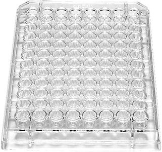 Caplugs Evergreen 222-8051-V1K 96-Well Sterile Conical (V) Bottom Plates No Lid, 100 Pack, Natural, Polystyrene, Well Volume 0.30 mL, Cell Cultures, Assays, PCR, Sample Storage, Research