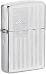 Zippo High Polish Chrome Lustre Etch Lighter