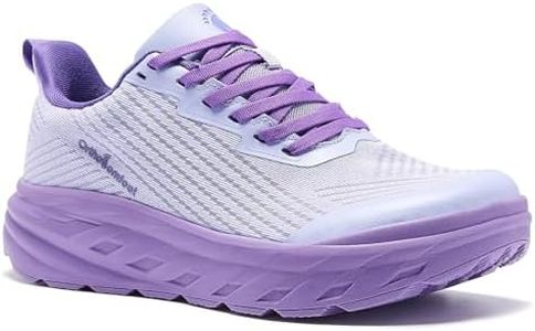 Women's Orthopedic Diabetic Wide Sneakers: Comfort Bunions Recovery Swollen Feet Arch Support Plantar Fasciitis Sports Working Sneakers, Fashion Hammer Toes Tennis Shoes Purple Size 8