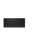 CHERRY KW 9200 MINI, compact multi-device keyboard for up to 4 devices, British layout (QWERTY), choice of connection via Bluetooth®, RF or cable, rechargeable, black