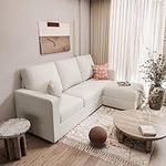 JUMMICO Convertible Sectional Sofa 