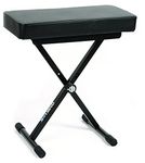 Quik Lok Height Adjustable Small Bench with Thick Cushion (BX8)