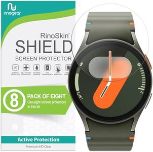 (8-Pack) RinoGear for Samsung Galaxy Watch Active Screen Protector 40mm Case Friendly Screen Protector for Samsung Galaxy Watch Active 40mm Accessory Full Coverage Clear Film