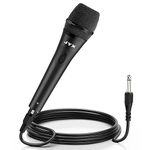 JYX Dynamic Vocal Karaoke Microphone, Handheld Wired Microphone with ON/Off Switch, for Karaoke Machine, Speaker, Amp, Mixer, PA System