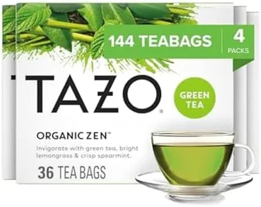 TAZO Organic Zen Green Tea Bags, 144 Total Tea Bags (36ct - Pack of 4)