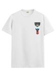 ADRO Tshirt for Men | Anime T shirt for men | 100% Cotton Tshirt | Graphic Printed T-shirt | Chest Printed Tshirt | Spiderman Tshirt | T-shirts| RN24-STICK-SPID-WH-S White