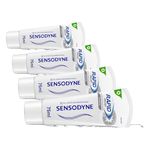 Sensodyne Sensitive Toothpaste Rapid Relief Whitening Helps Relieve Sensitive Teeth 75ml (Pack of 4)