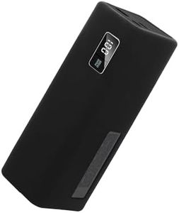 kwmobile Custodia Compatibile con CUKTECH Power Bank 20000mAh (PB200) - Cover Caricatore Portatile - Protezione Batteria Esterna in Silicone Aniturto - nero