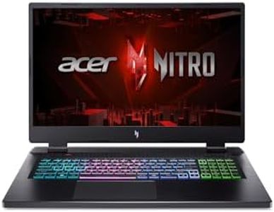 Acer Nitro 17 (AN17-41-R2VK) QHD 165Hz IPS Display/AMD Ryzen™ 7 7840HS/16 Go DDR5 RAM/1000 Go M.2 PCIe Gen4 SSD/NVIDIA® GeForce RTX™ 4070/Windows 11 Home (64 bits) / Obsidian Black