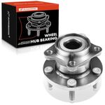 A-Premium Rear Wheel Bearing and Hub Assembly with 5-Lug Compatible with Ford Edge 2007-2010 & Lincoln MKX 2007-2010, 4-Wheel ABS, AWD Only, Replace # 512335