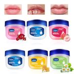 6 Pack Lip Balm,Moisturizing Tinted Lip Balm,Mini Hydrating Lip Mask for Dry Cracked Lips,Smooth Lip Balm Bulk Lip Care Product