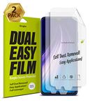 Ringke Dual Easy Film (2 Pack) Designed for Xiaomi Redmi Note 8 Screen Protector, Redmi Note 8 Screen Protector (2019)