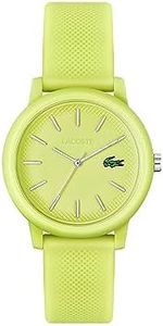 Lacoste 12.12 Multifunction Yellow Silicone Yellow Dial Women's Watch