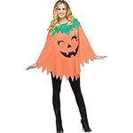 Fun World Pumpkin Poncho For Hallow