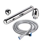 3 Heads Aluminum Enema Shower Vaginal Anal Cleaner Douche System with 150cm Stainless Steel Handheld Shower Hose-Intimate Wash Unisex Home Douche Kit