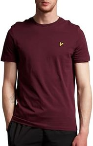 LYLE & SCOTT Men's Plain T-Shirt, Red, S