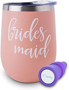 Bridesmaids Tumbler –12oz Insulated – Bridesmaid Cup – Bridesmaid Wine Glasses – Bridesmaid Wine Tumblers– Bachelorette Party Tumblers – Bachelorette Party Gifts – Bridesmaid Mug
