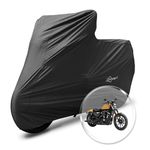 Neodrift 'NeoMax' Bike Cover for Harley Davidson Iron 883 (All-Weather Motorcycle Protection, Water & UV Resistant, Dustproof, Windproof) (Color-Black)