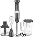 KitchenAid Corded Hand Blender With Accessories Charcoal Grey