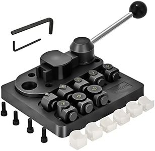 TIRYIUOU Ring Bender Tool for Spoon Rings Ring Bending Tools with Nylon Dies Ring Maker Kit Earring Ring Bending Machine for Jewelry Making