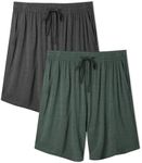 DAVID ARCHY Mens Pajama Shorts Bamb
