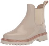 Dolce Vita Women's Stormy H20 Rain Boot, Ivory Patent Stella, 7