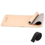 Boldfit Yoga Mats For Women Men Exercise Mat For Home Gym Anti Slip 6mm Workout Yoga Mat Gym Mats - Quartz Grey, Ethylene Vinyl Acetate