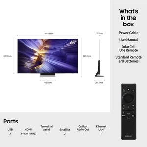 Samsung 65" OLED 4K Smart TV – S90F Series