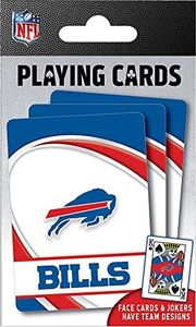 MasterPieces Family Games - NFL Buffalo Bills Playing Cards - Officially Licensed Playing Card Deck for Adults, Kids, and Family