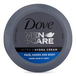 DOVE MEN + CARE Ultra Hydra Cream - Moisturising Effect for Face, Hands, Body - Suitable for All Skin Types, 75 ml