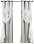 Lush Decor Sheer Grommet Curtains P