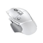 Logitech G502 X Lightspeed Wireless Gaming Mouse - LIGHTFORCE Hybrid Optical-Mechanical switches, Hero 25K Gaming Sensor, Compatible with PC - macOS/Windows - White