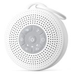 White Noise Machine Baby, Portable White Noise Machine for Adults with 2000mAh Battery, Rain Sound Machine with 21 Soothing Sounds, Sound Therapy with Timer and Volume Adjustment for Sleeping Nursery