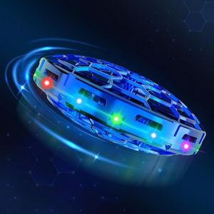 Flying Toy Drone for Kids, 360° Hands Free Motion Sensors Mini Drone with LED Light, Easy Indoor Small UFO Helicopter Toys Flying Ball Drone Cool Toys Gift for 6 7 8 9 10+ Year Old Boys Girls Teens